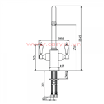 Vòi Rửa Chén Dây Rút Inox Carysil I-2467